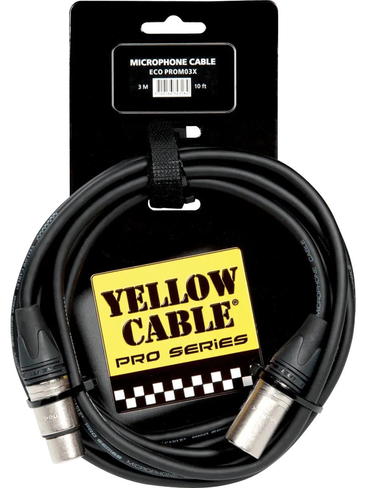Yellow Cable PROM03X - Neutrik XLR/XLR 3m., Audiokabel