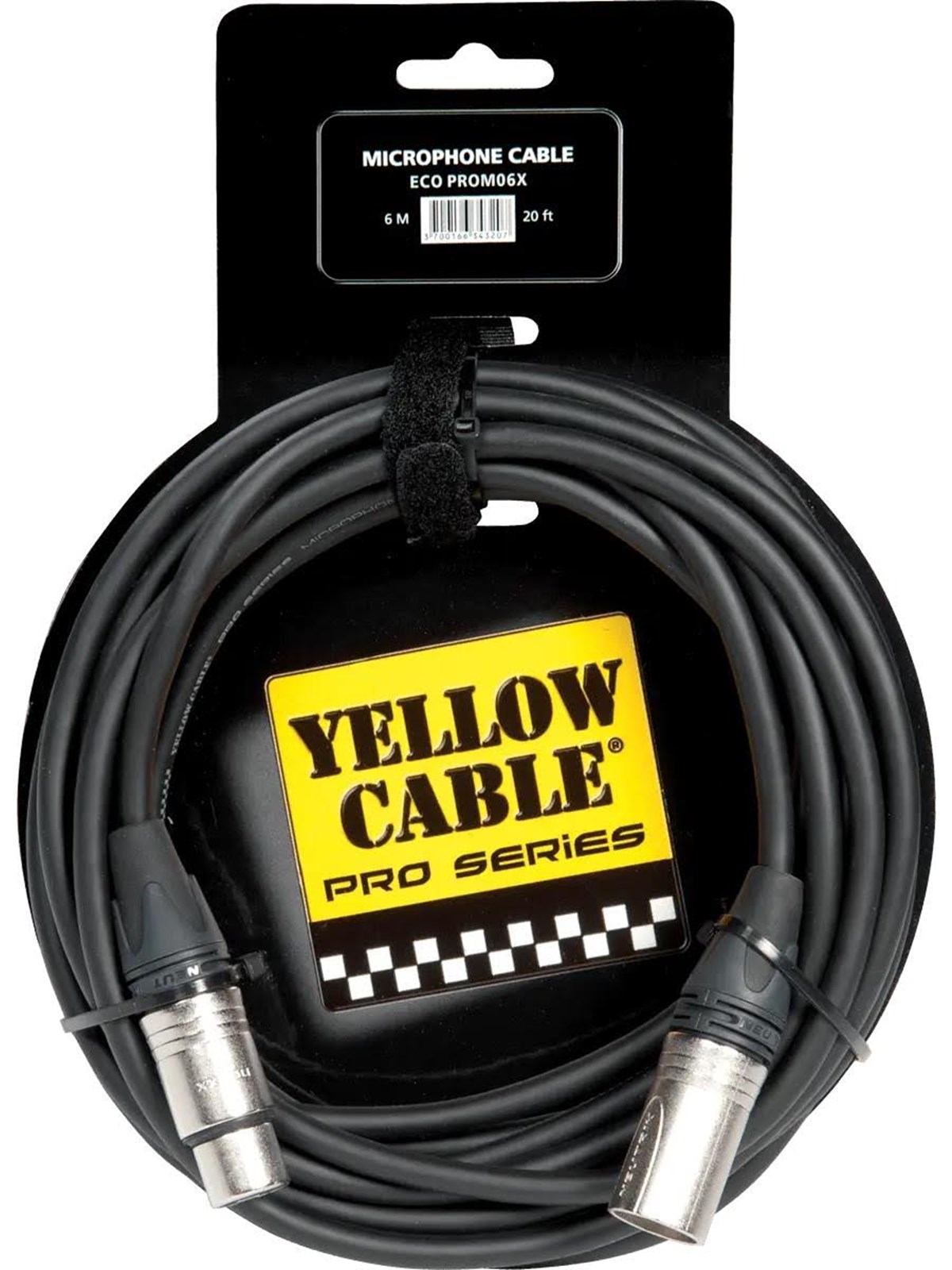 Yellow Cable PROM06X - Neutrik XLR/XLR 6m., Audiokabel