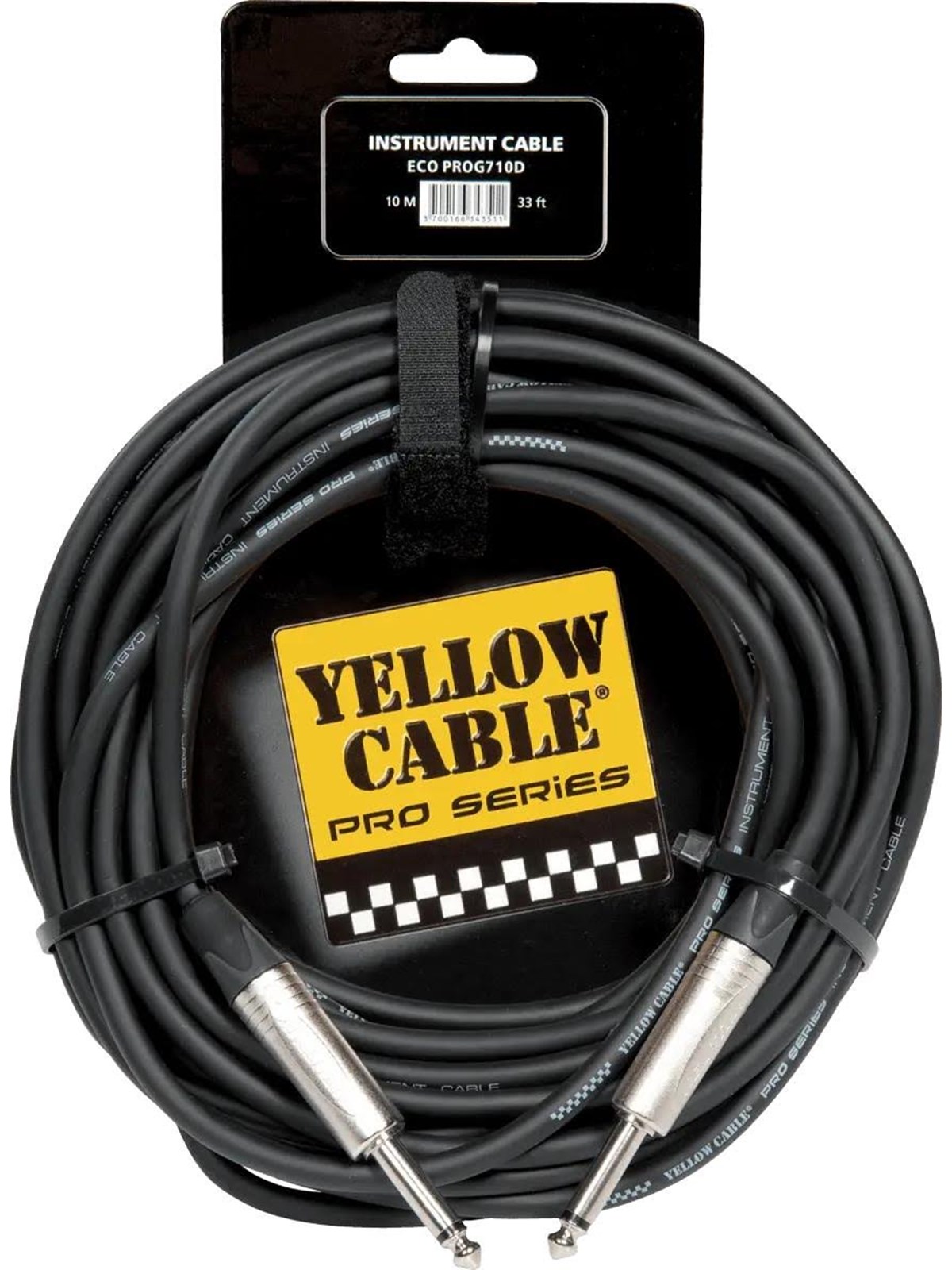 Yellow Cable PRO710D - Neutrik 1/4 jack/jack-kabel 10 meter, Audiokabel