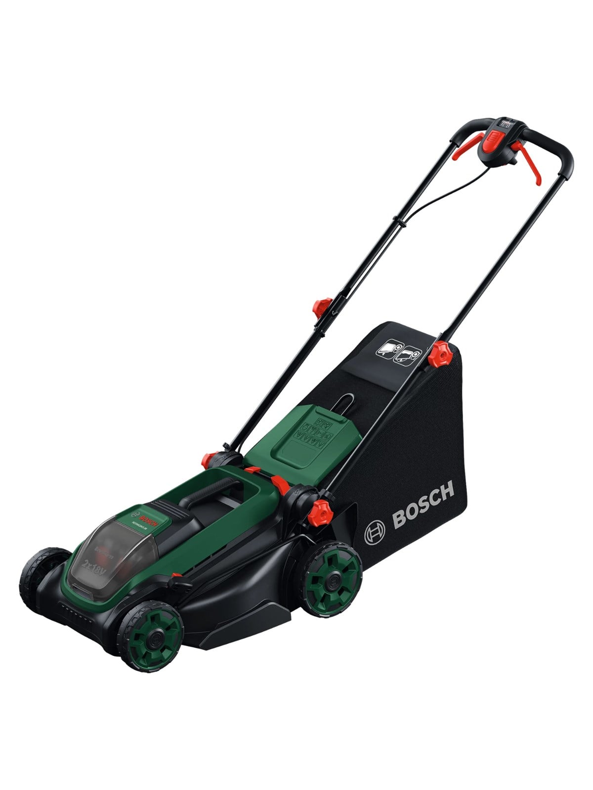 Bosch Elplæneklipper Rotak 18V2-38 Solo, Plæneklipper