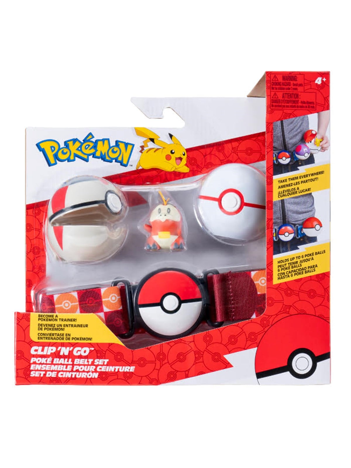 Pokemon Clip N Go Belt Set Fuecoco, Pokemon