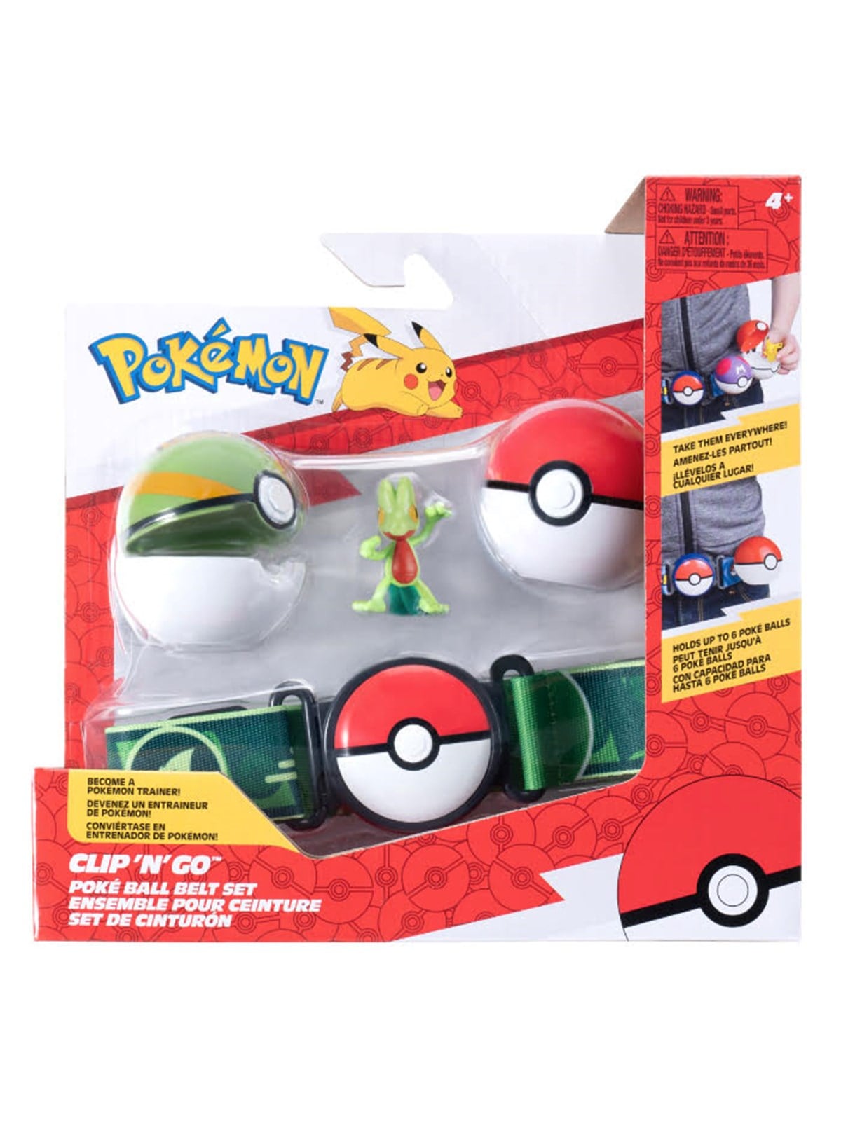 Pokemon Clip N Go Belt Set Treecko, Pokemon