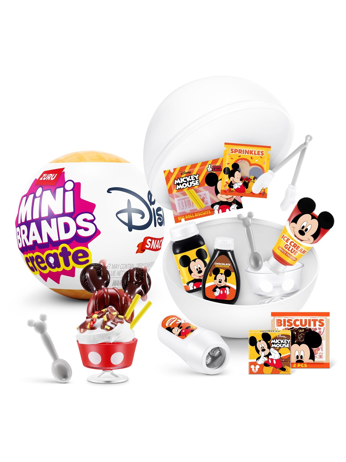 Mini Brands Disney Snacks in Surprise Ball, Konstruktionslegetøj
