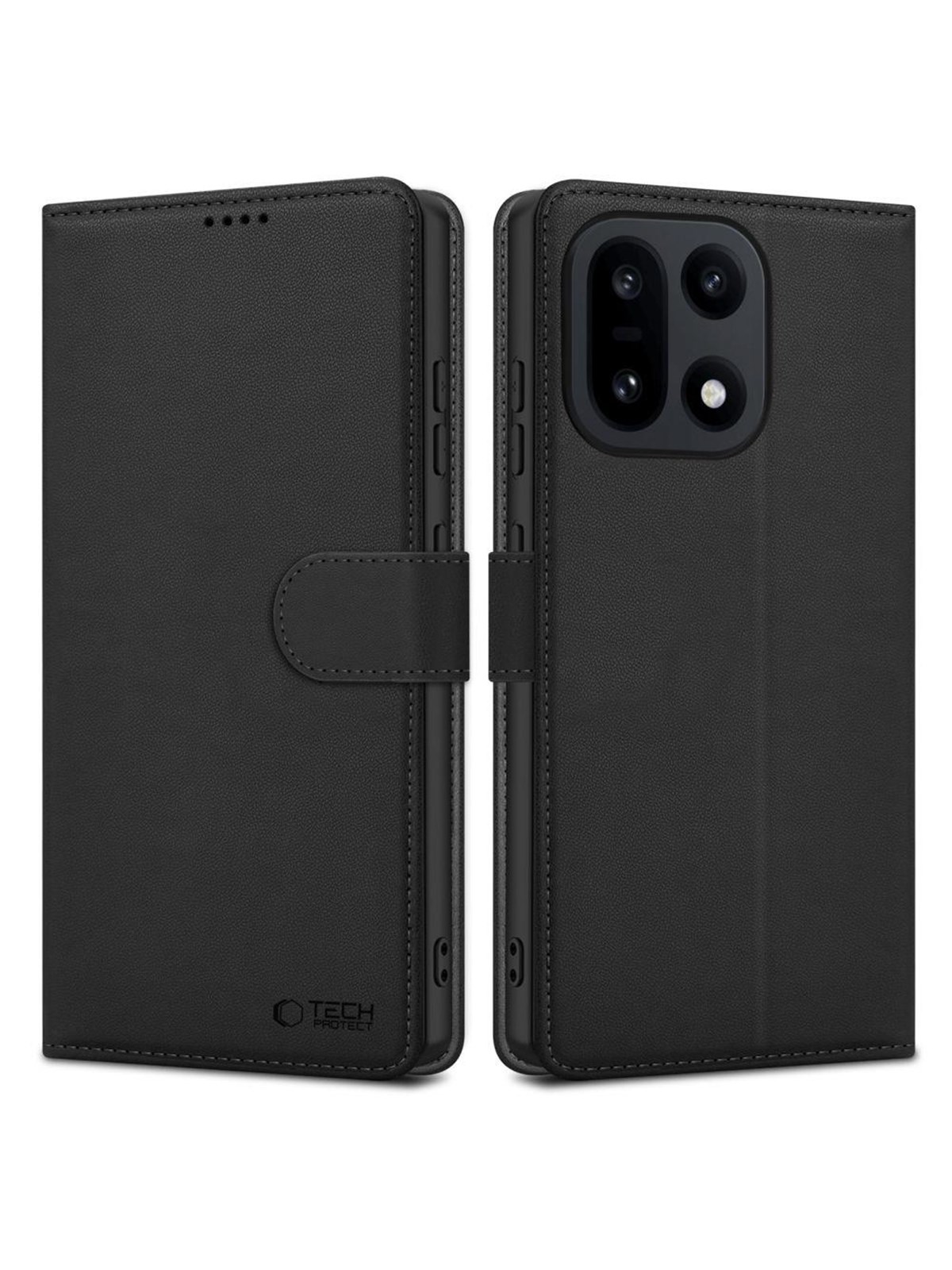 Tech-Protect Wallet Case for OnePlus 15 - Black, Mobilcover