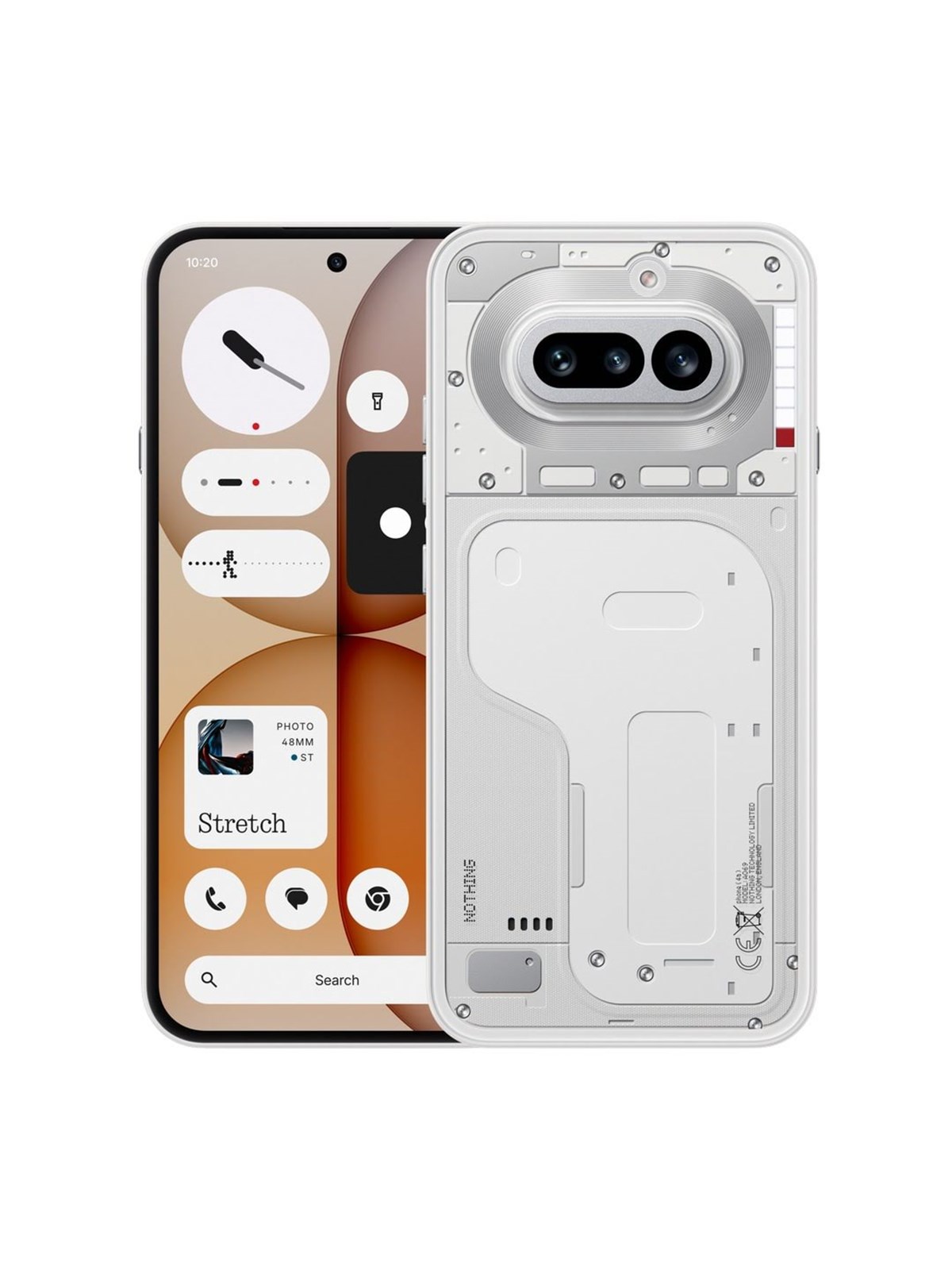 Nothing Phone (4a) 128GB/8GB - White, Mobiltelefon