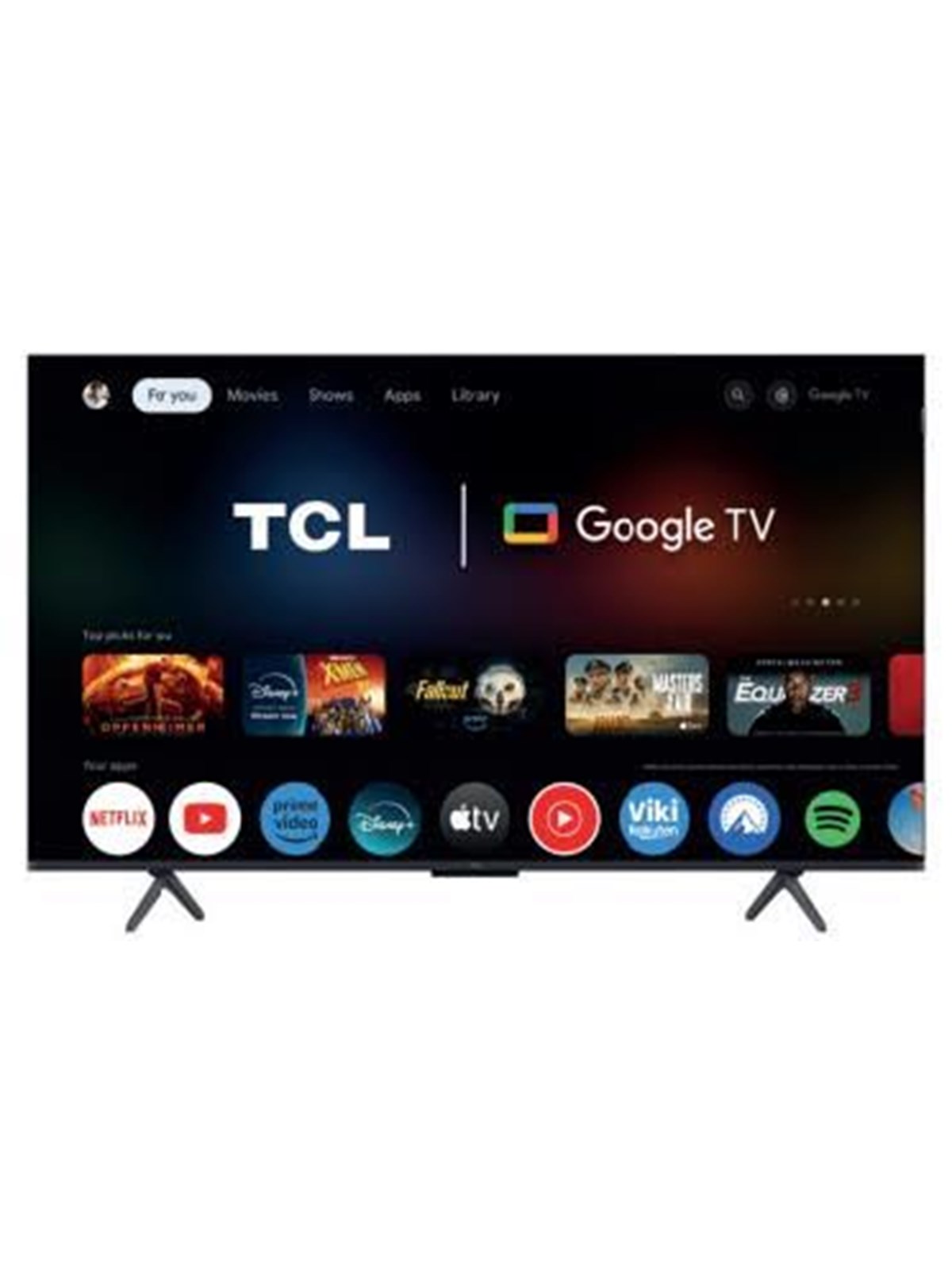 TCL Fladskærms TV 50C61K TV, Fjernsyn