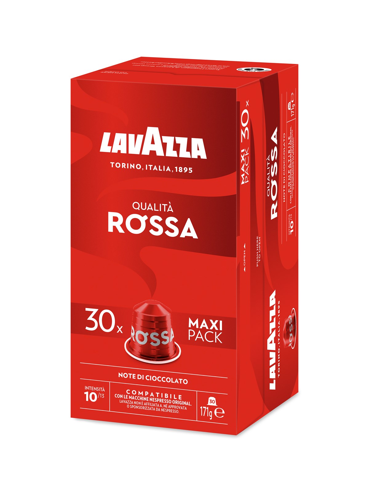 Lavazza Qualita Rossa aluminium caps - 30 pcs, Kaffemaskine