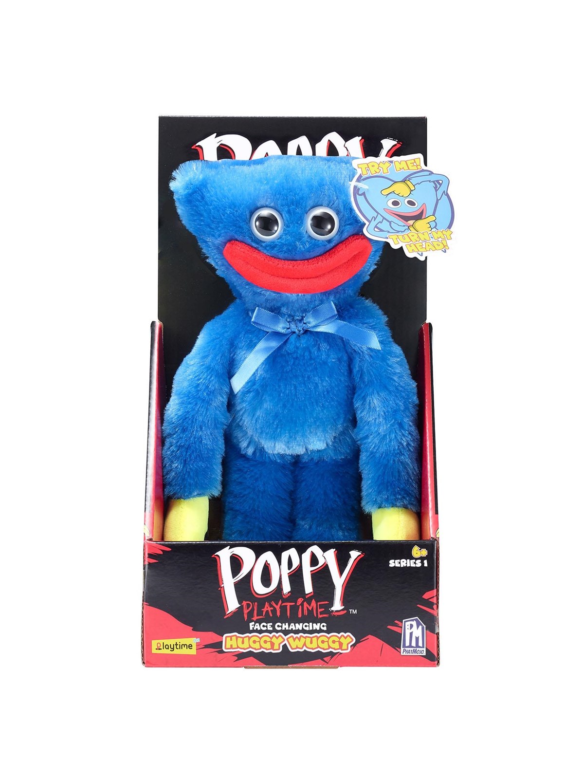 ROBLOX Poppy Playtime Deluxe Plush Huggy Wuggy Face-Changing S1, Bamser