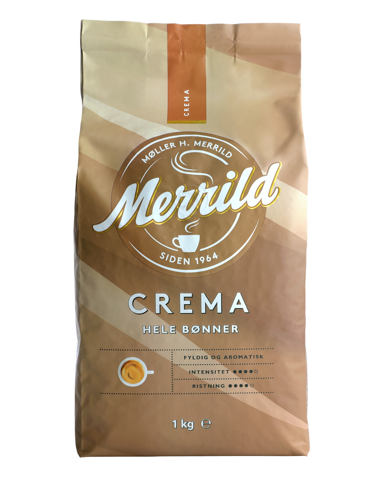 MERRILD Crema Hele bønner - 1 kg, Kaffemaskine
