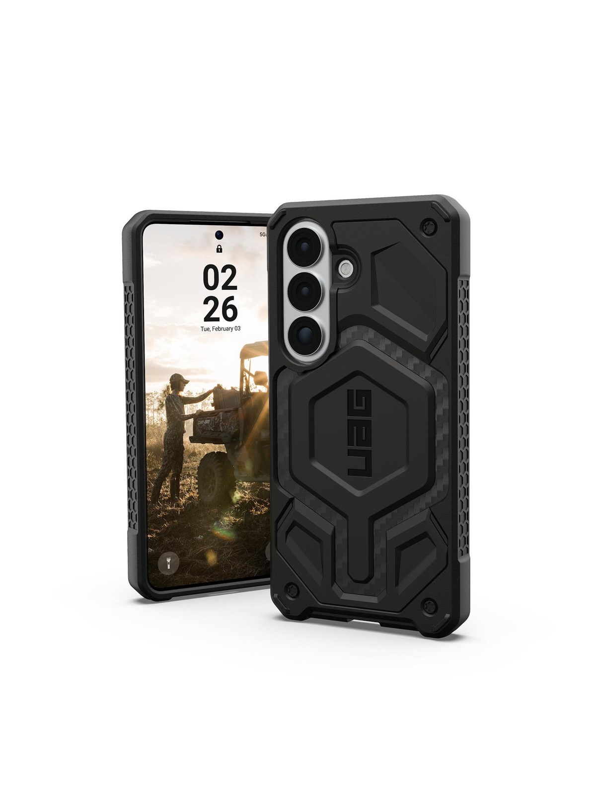 UAG Monarch Pro - Carbon Fiber - Samsung Galaxy S26, Mobilcover