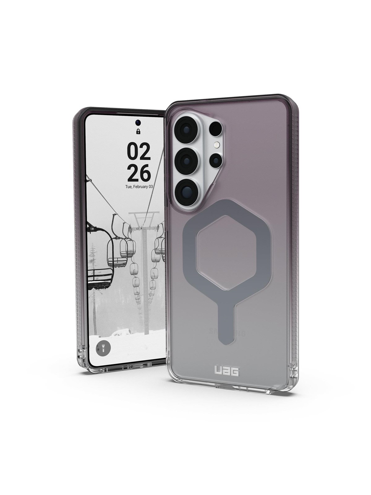 UAG Plyo - Black/Clear Ombre - Samsung Galaxy S26 Ultra, Mobilcover