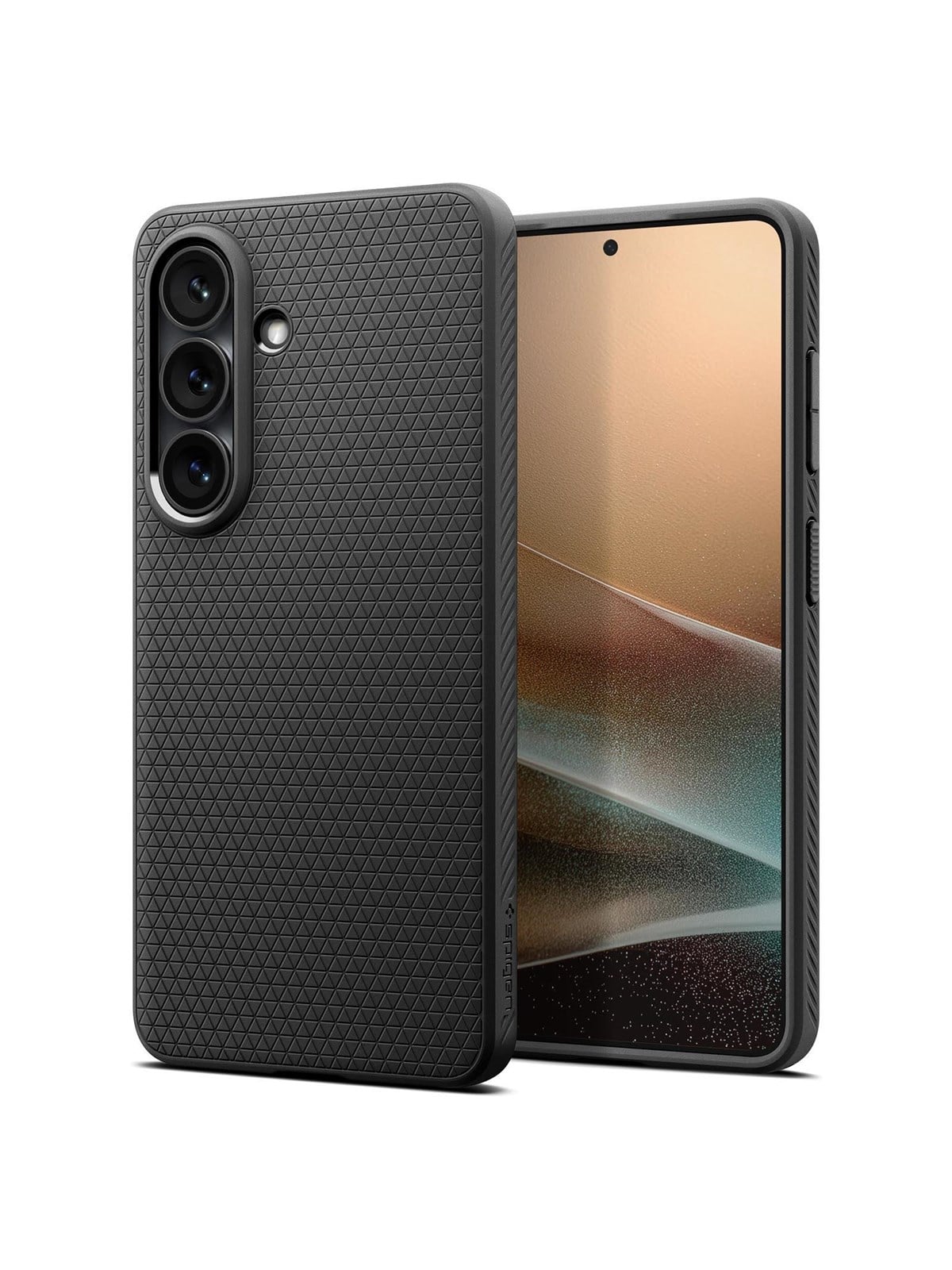 Spigen Liquid Air - matte black - Samsung Galaxy S26, Mobilcover