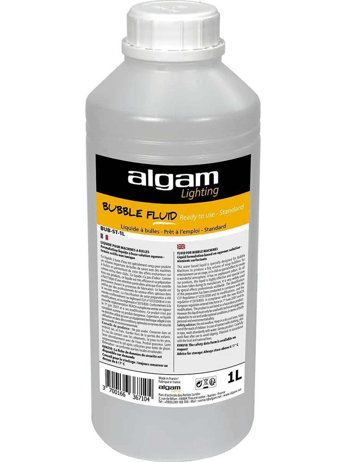 Algam Lighting 1 liter standard boblevæske, Musikinstrument
