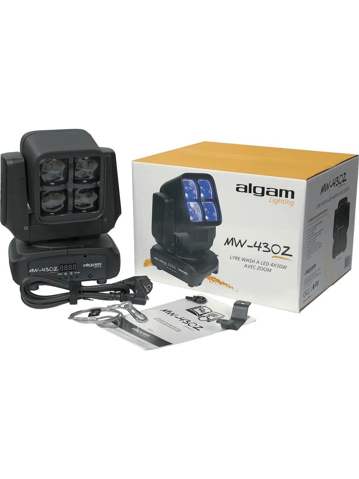 Algam Lighting 4 x Osram 30W RGBW LED'er + zoom, Musikinstrument