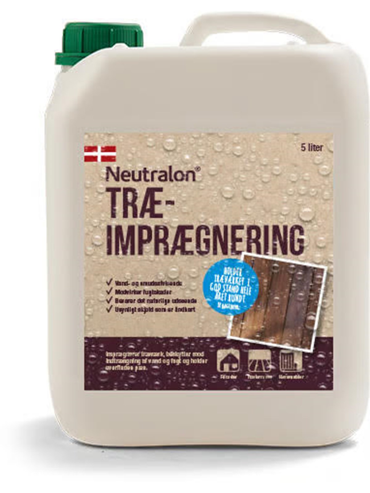 Neutralon Træimprægnering - 5 liter, Rengøring
