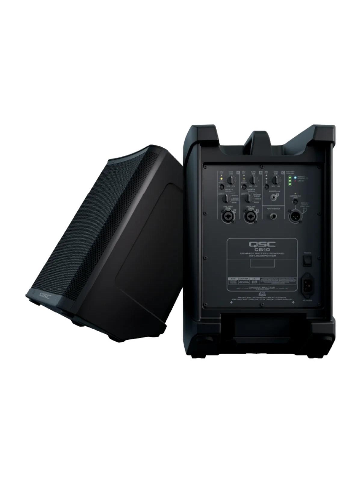 QSC CB10 - 10" Bluetooth 2-vejs PA-højttaler - batteridrevet - 220W RMS