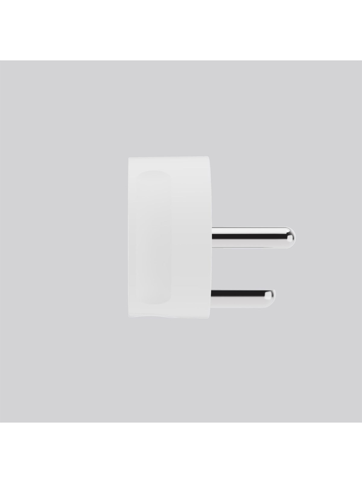 NORM K, Minimalistisk dansk stikprop, Med jord, Hvid, Afbrydermateriel