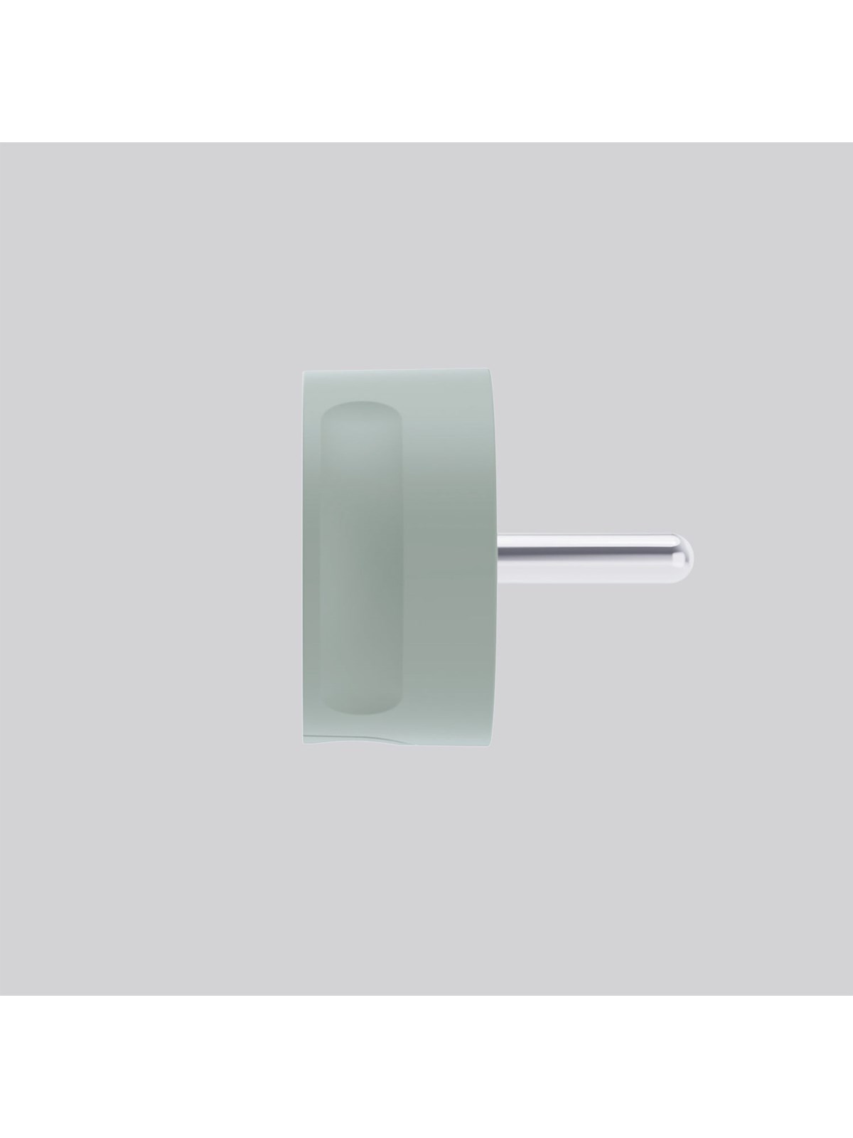NORM K, Minimalistisk dansk stikprop, Uden jord, Grøn, Afbrydermateriel