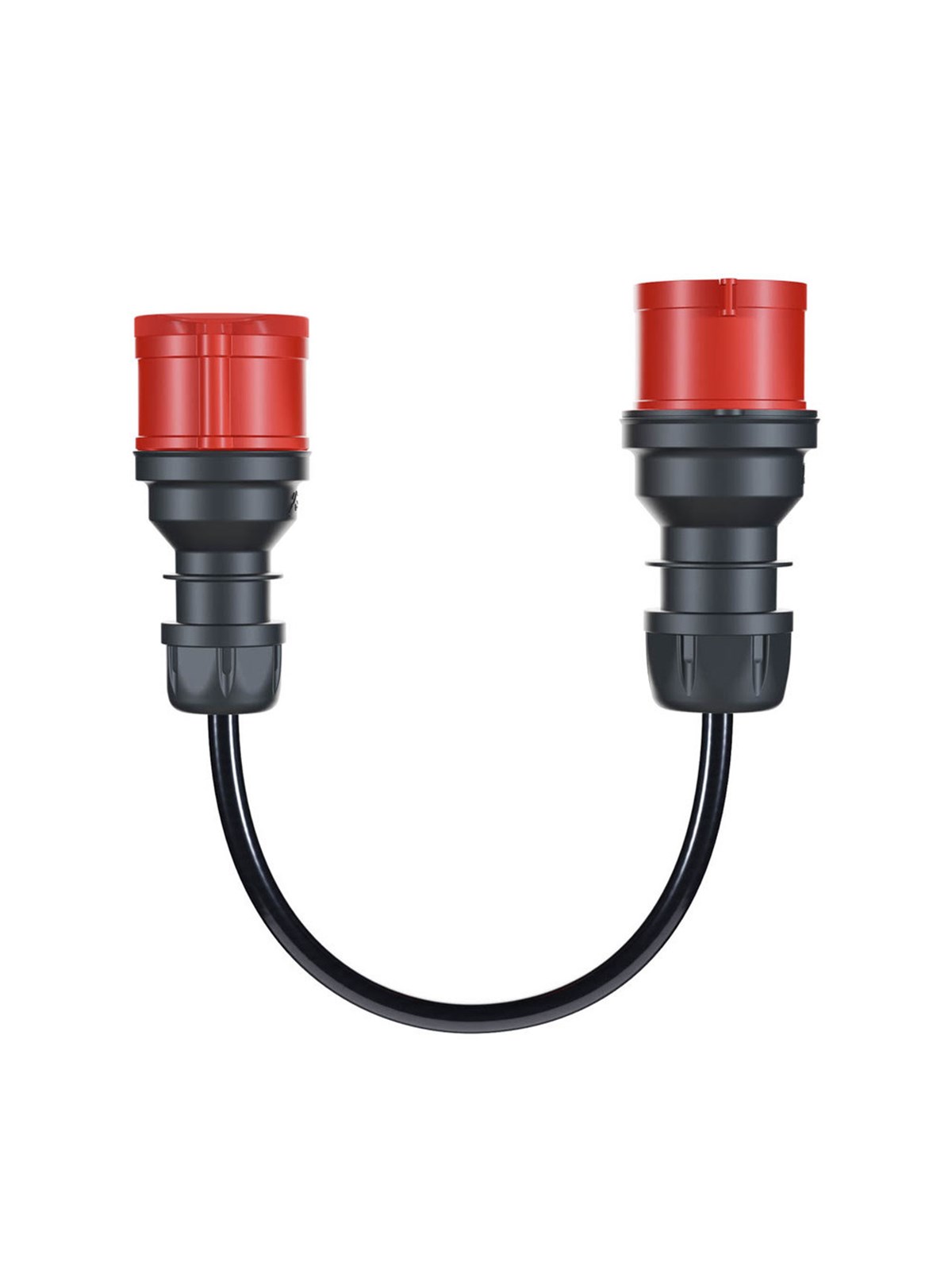 go-e Gemini flex 11 kW adapter til rød CEE 32A, Ladeboks