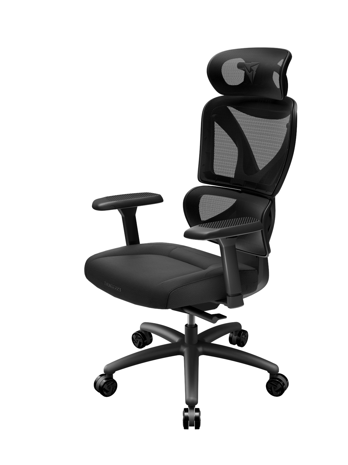 TX3 XTC Cushion Kontorstol - Sort - Mesh - Op til 120 kg, Gamerstol