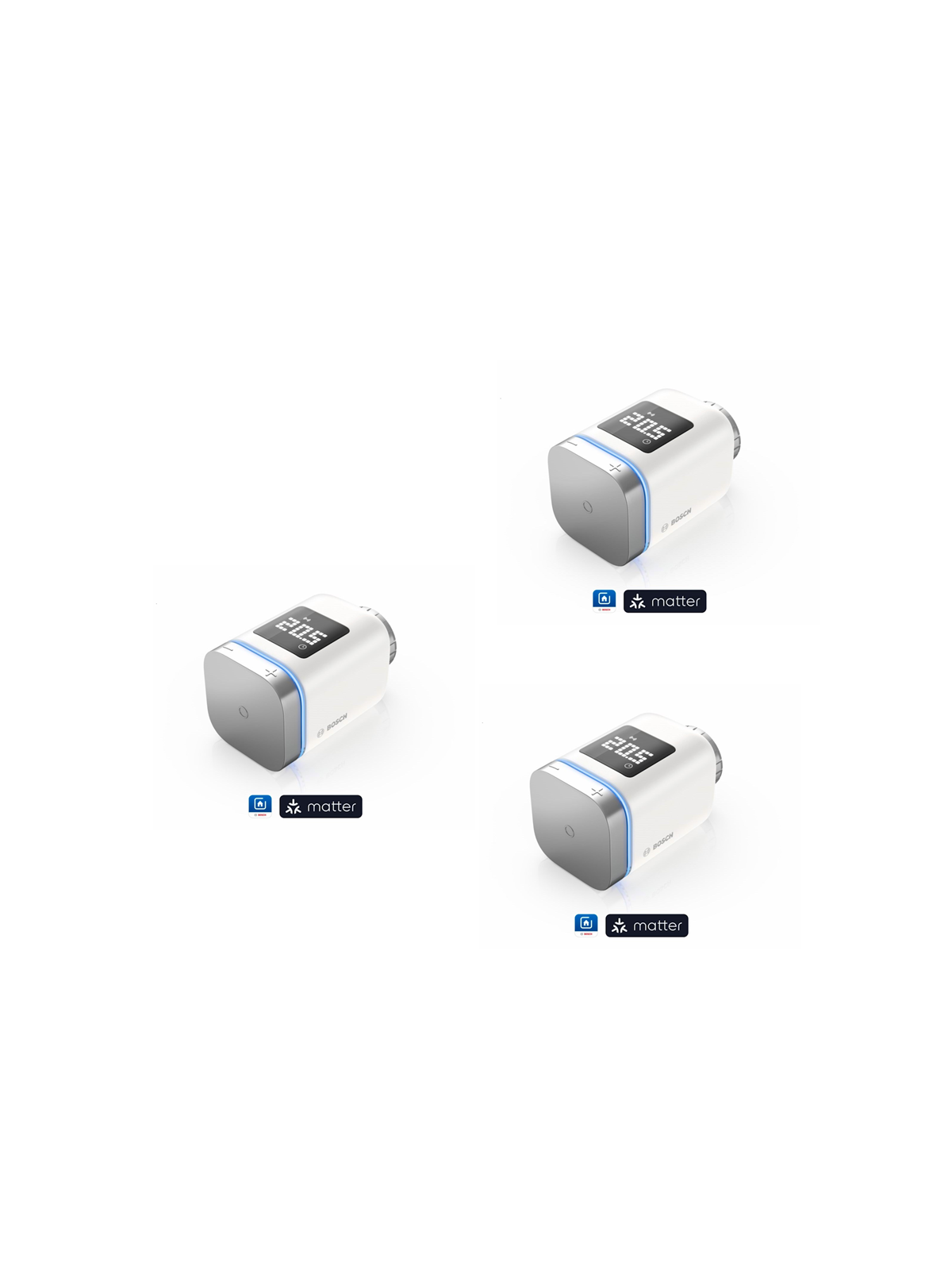Bosch Smart Home Termostat, 3-pak, Smart Home