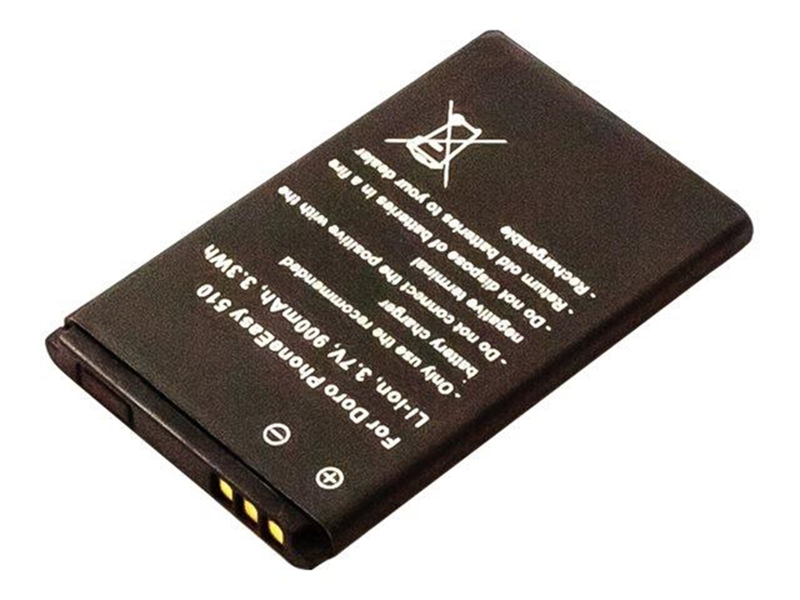 Batteria Vhbw 900mAh Li-Ion Per Telefoni TipTel 6050 6170 6171 6120 6121