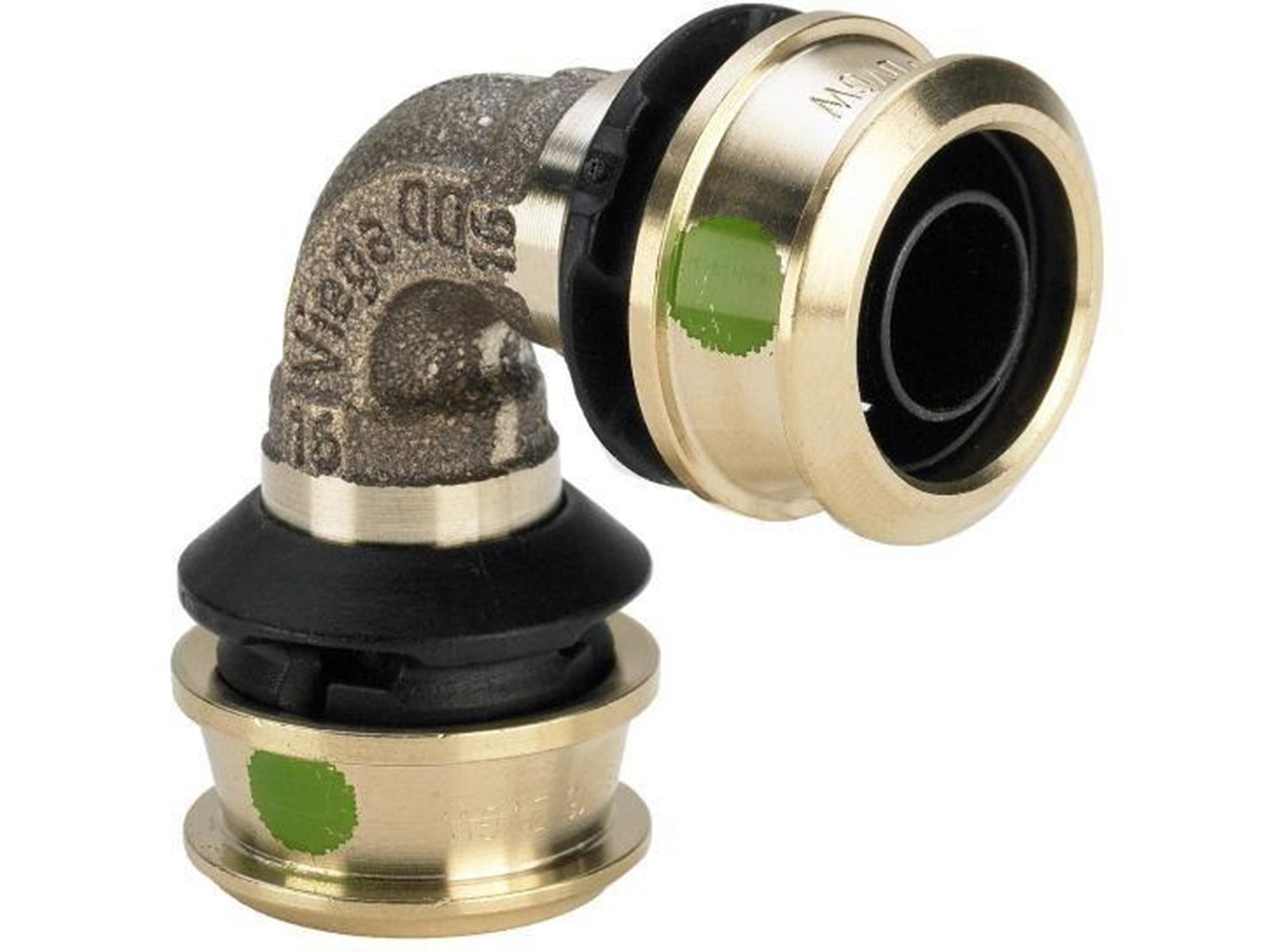 Viega Raxofix bøjning 90° 40 Rødgods / blank | Billig