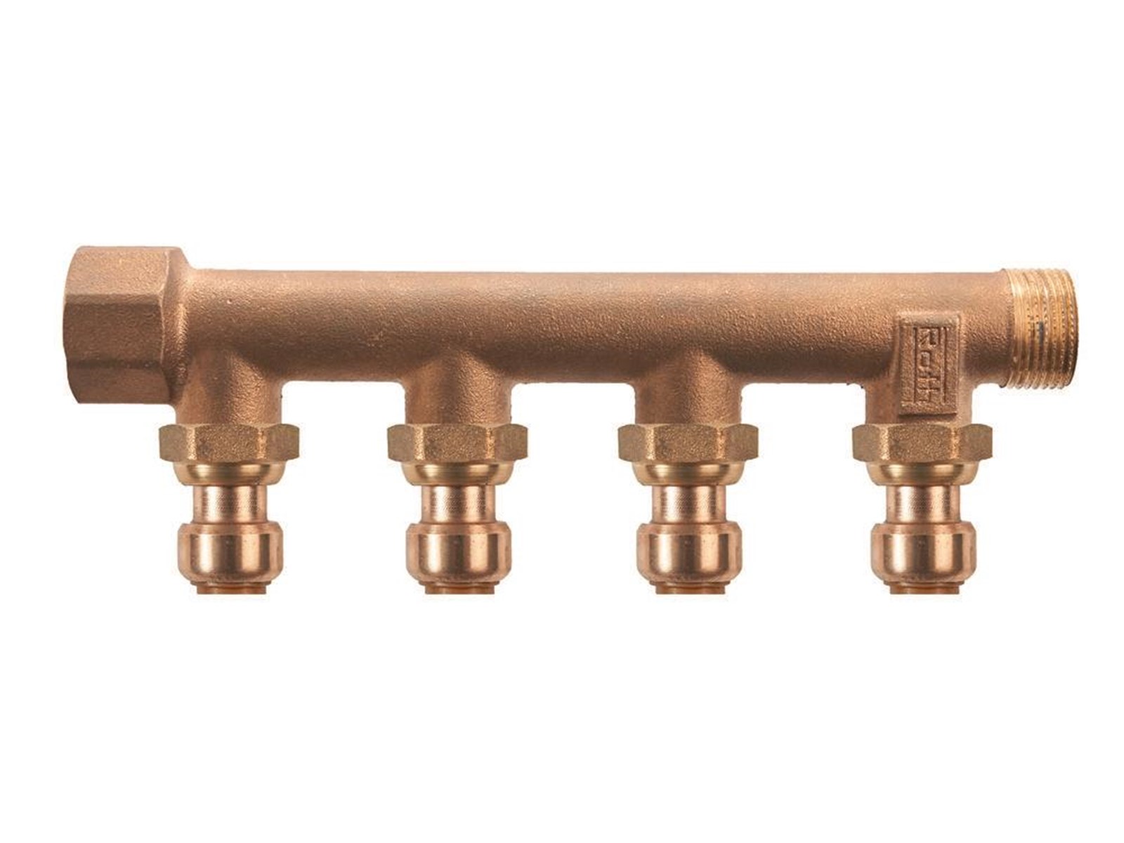 Roth Fordelerrør 4 afgreninger x 15 mm indstik Euro-red | Billig