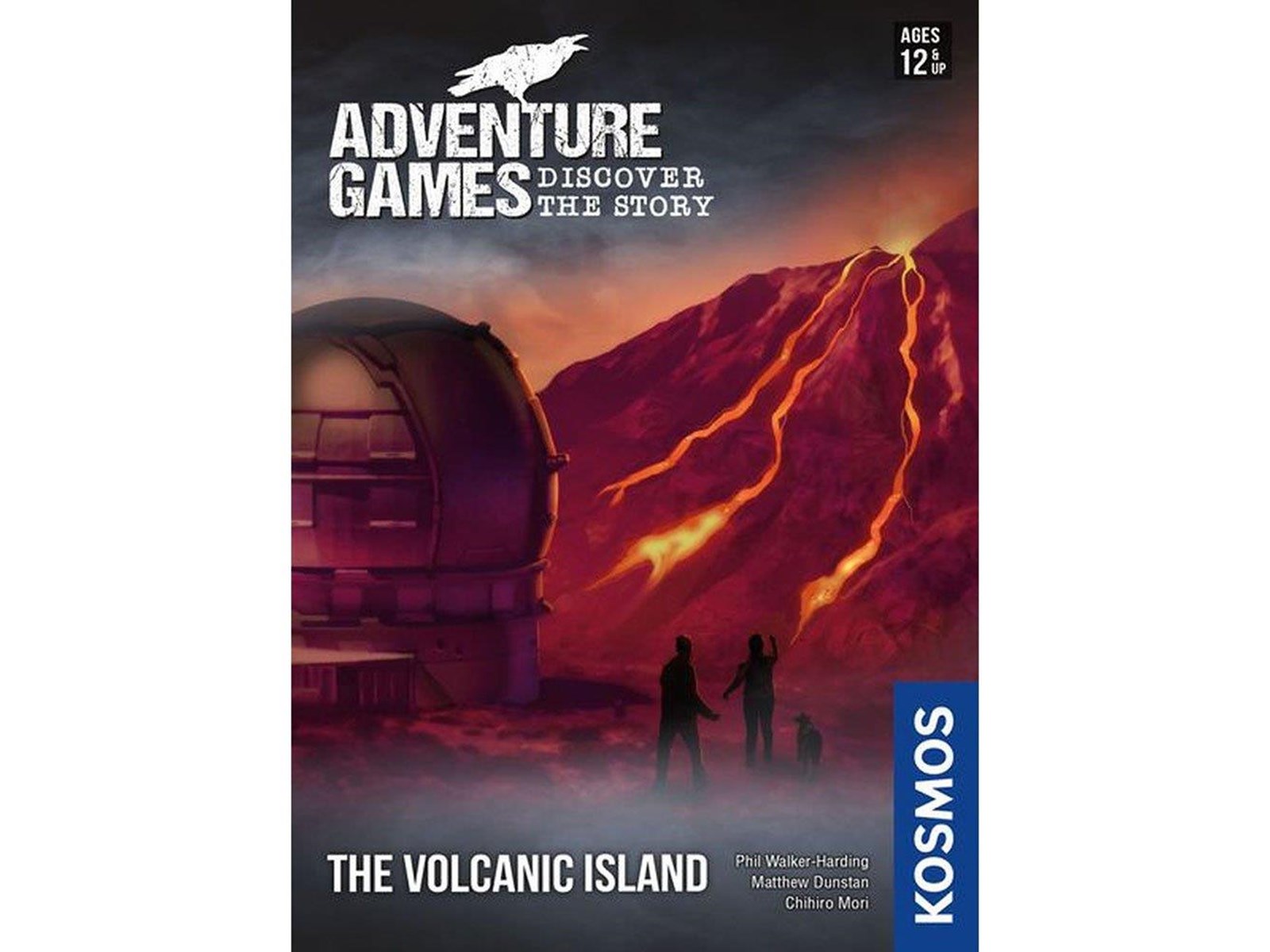 Adventure Games: The Volcanic Island | A Kosmos Game From Thames & Kosmos | Collaborative, Replayable Storytelling Game Experien