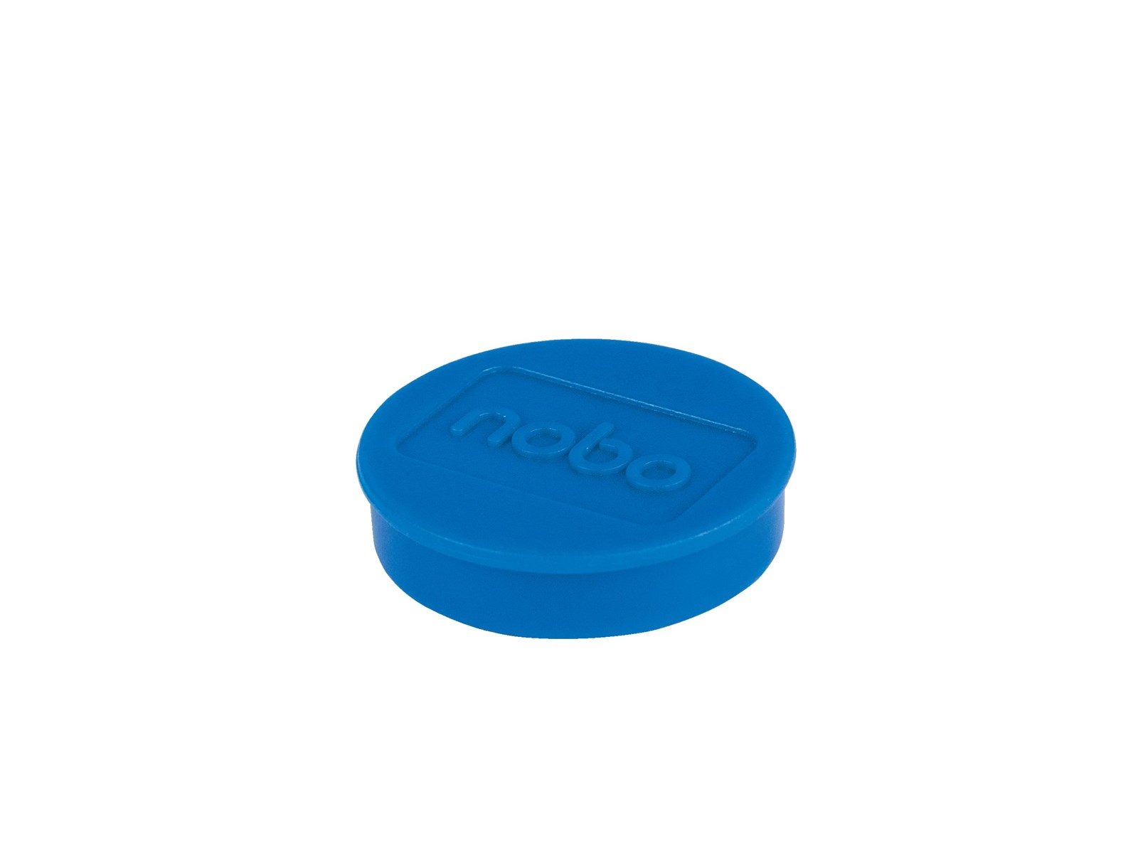 Nobo Whiteboard-Magnete – 10 Stück, 24 Mm Durchmesser, In Blau, Für Kühlschrank, Pinnwand & Whiteboards