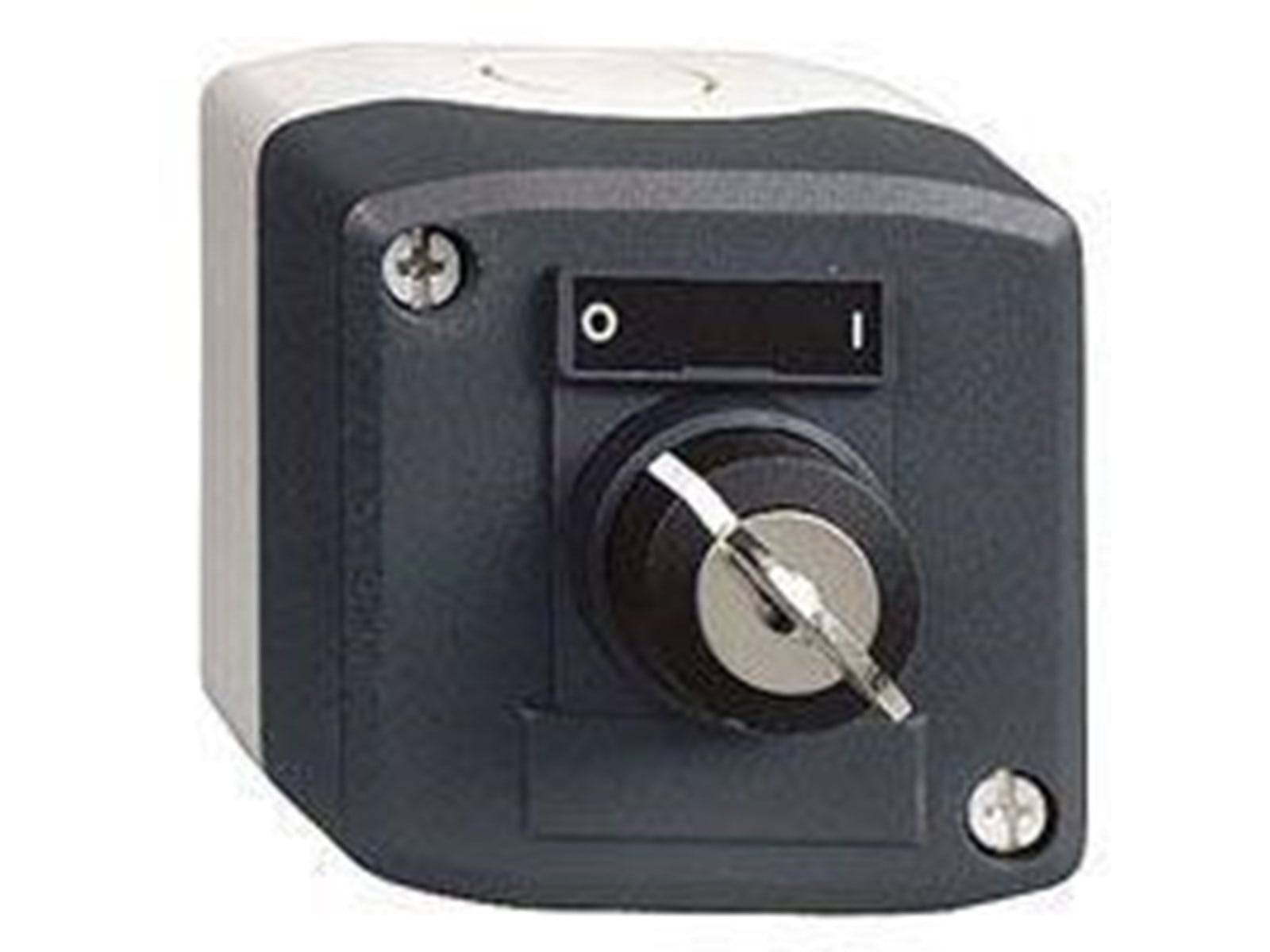 Schneider Electric Trykknapkasse komplet med 1 nøglegreb 1no 2 positioner