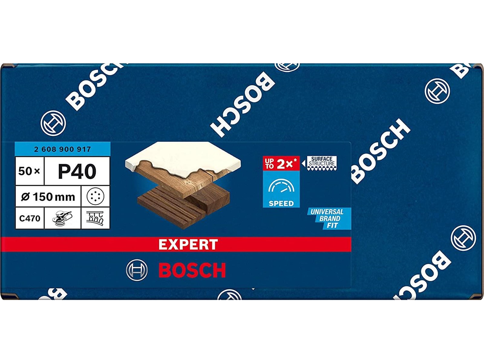 Bosch Expert Sandpaper C470 150mm K40 | Billig