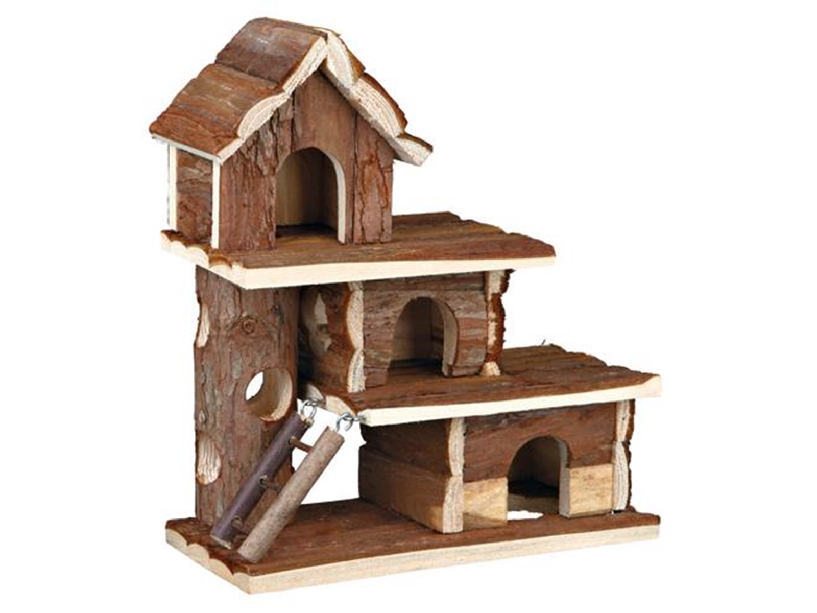 Toy for Rodents Trixie Brown Tree Bark 45 × 27 × 35 cm Platform