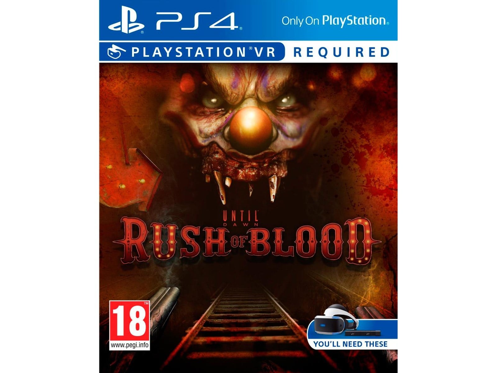 Until Dawn Rush Of Blood Vr sur PS4, tous les jeux vidéo PS4 sont chez