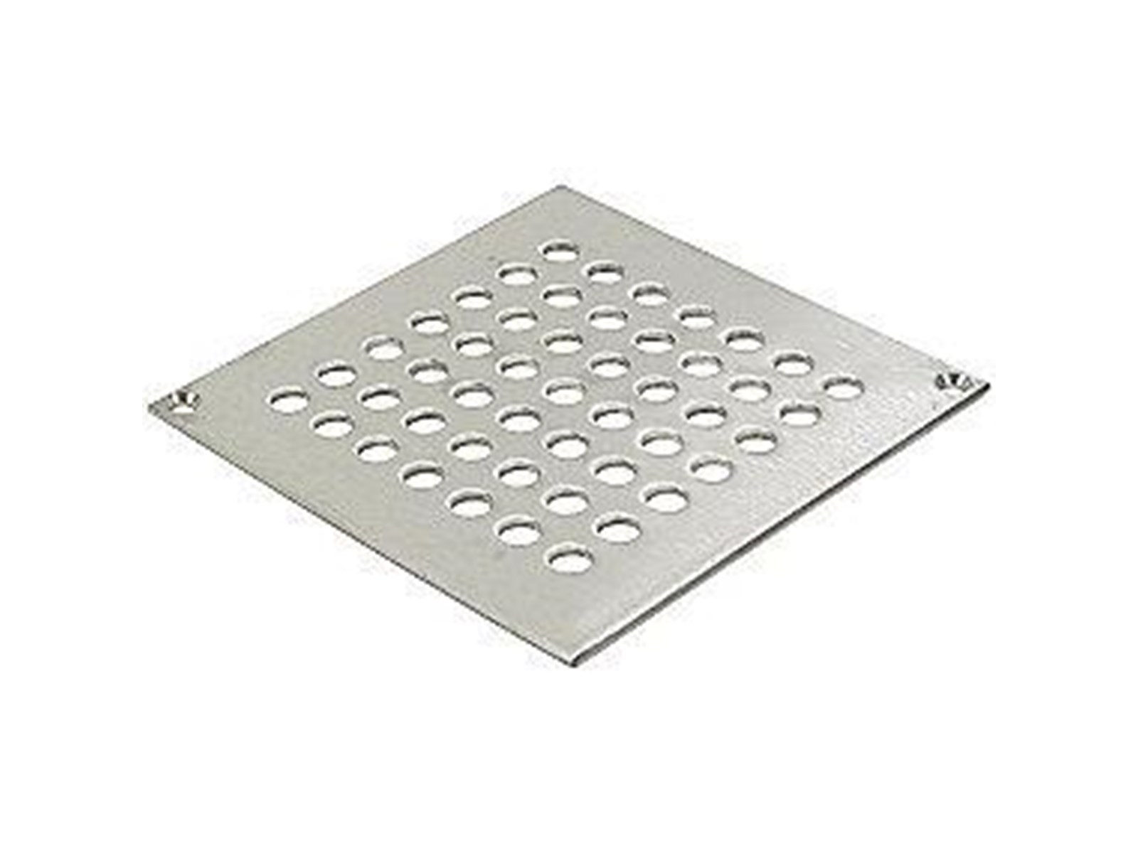 Blücher Square rist med skruehuller 140x140 mm. Rustfrit stål | Billig