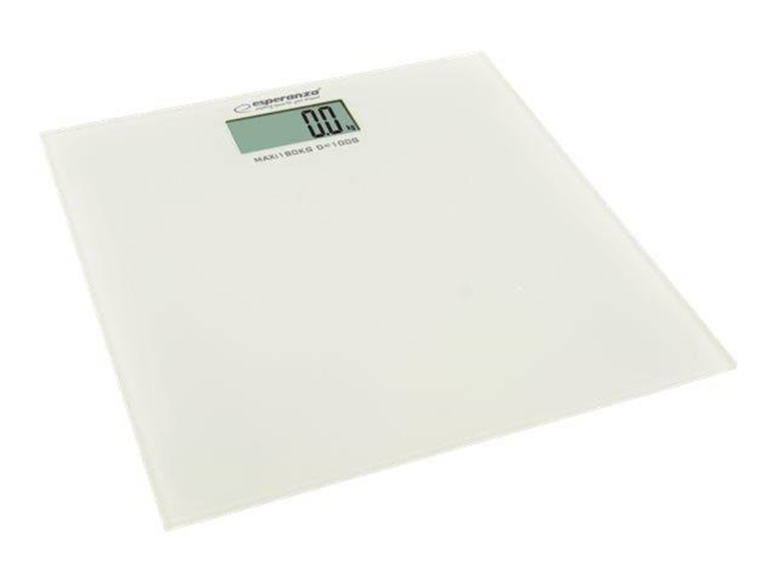Bilancia Da Bagno Esperanza Aerobic EBS002W, Colore Bianco, Pesa Persone Classica