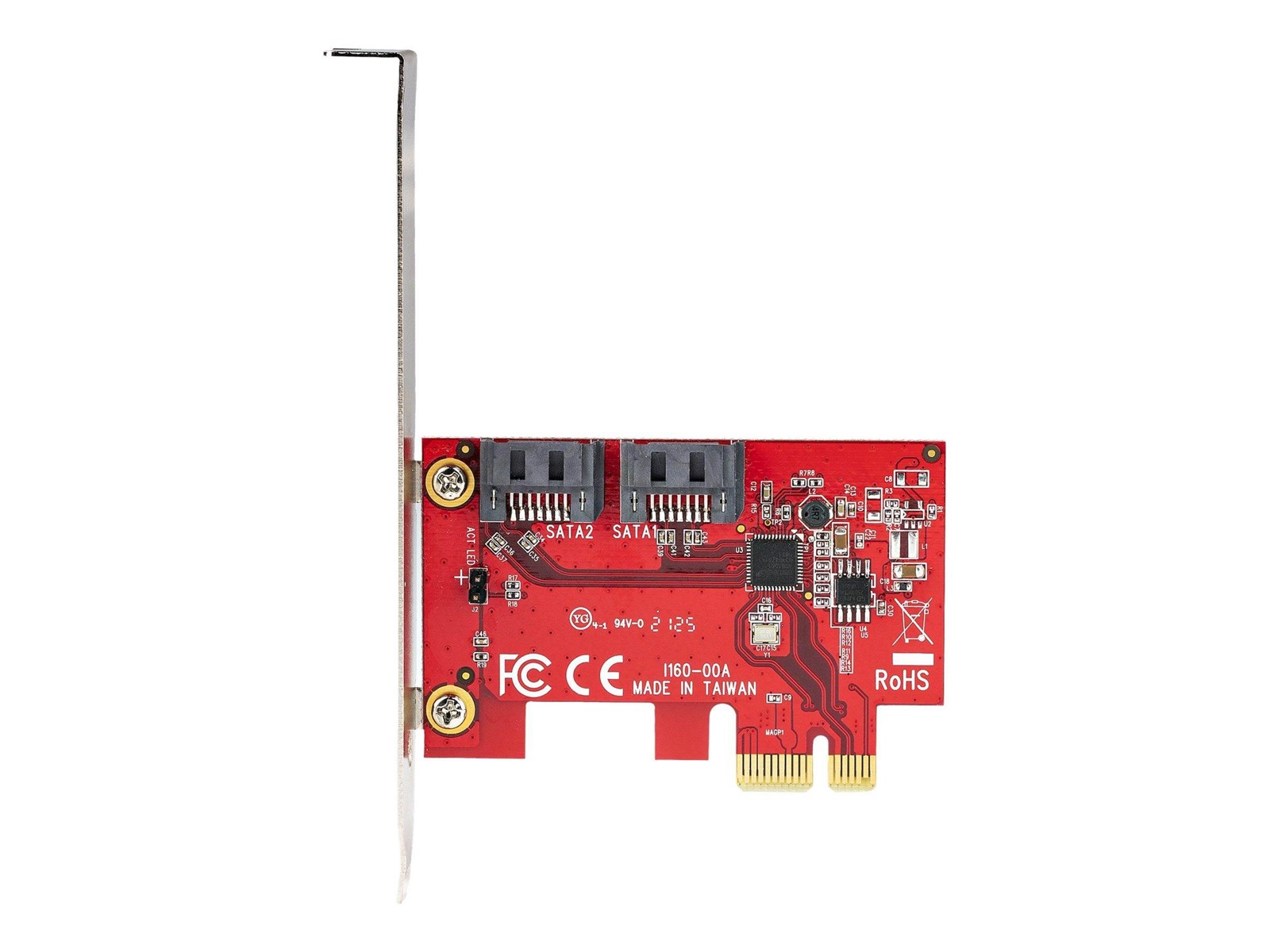 StarTech 2P6G PCIE SATA CARD Billig Startech 2p6g Pcie Sata Card Billig