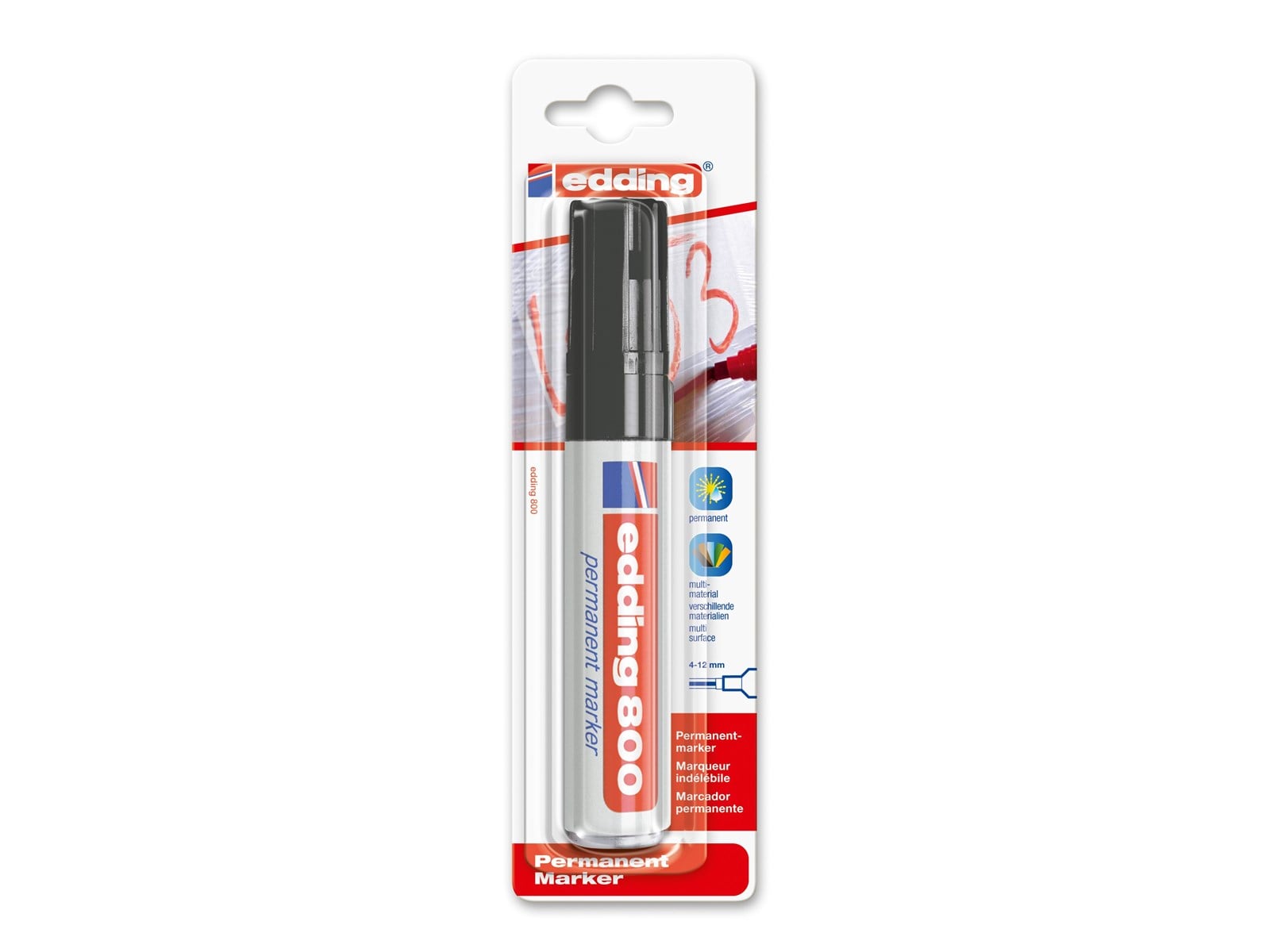 Edding E 800 Permanent Marker Sort Billig edding-e-800-permanent-marker-sort-billig