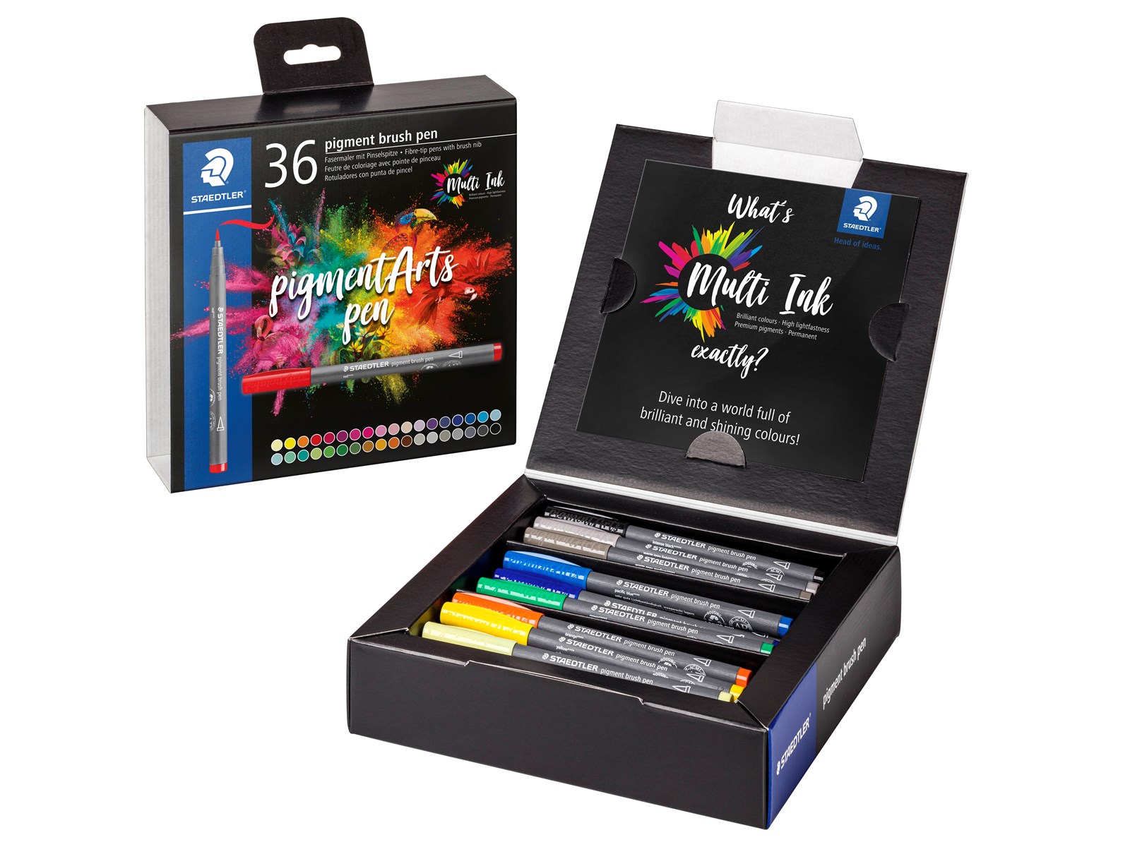 STAEDTLER Pigment Pen 2-Pack - Black Intense, Waterproof & Lightfast, Quick-Drying Ink - View #10