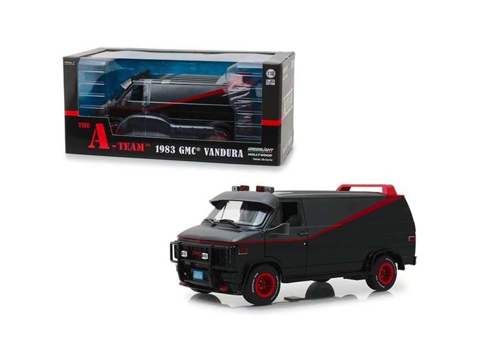 Greenlight 1:64 GMC Vandura 1983 – A-Team Chrome Edition – Edizione Limitata