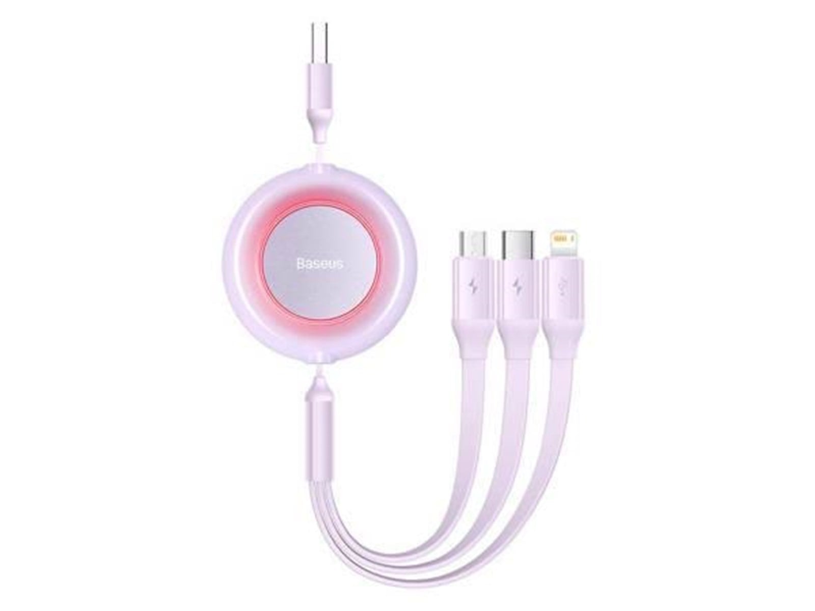 Cable Baseus Bright Mirror 4, USB-C 3-in-1 cable for micro USB / USB-C