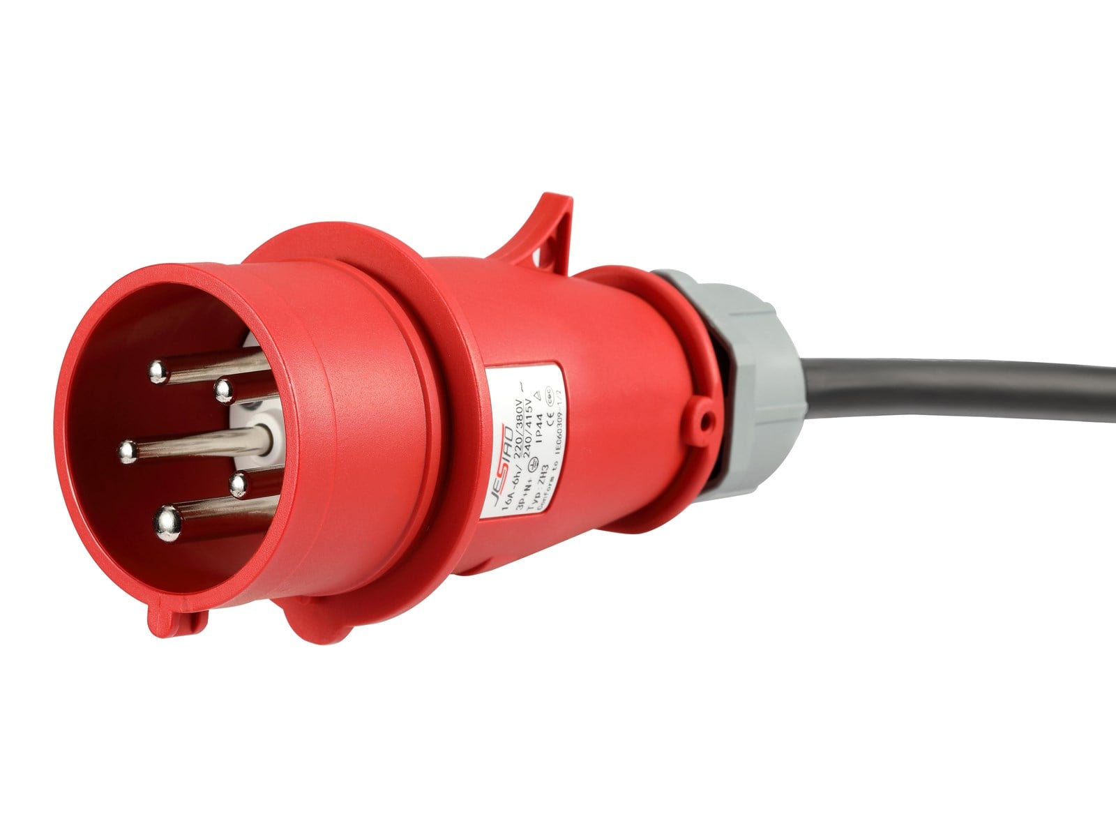 EV Charging Cable, - P1 Autocare© - 16A, 6m Long, Type 2 to Commando (Three Phase), Impact Resistant, IP Rated