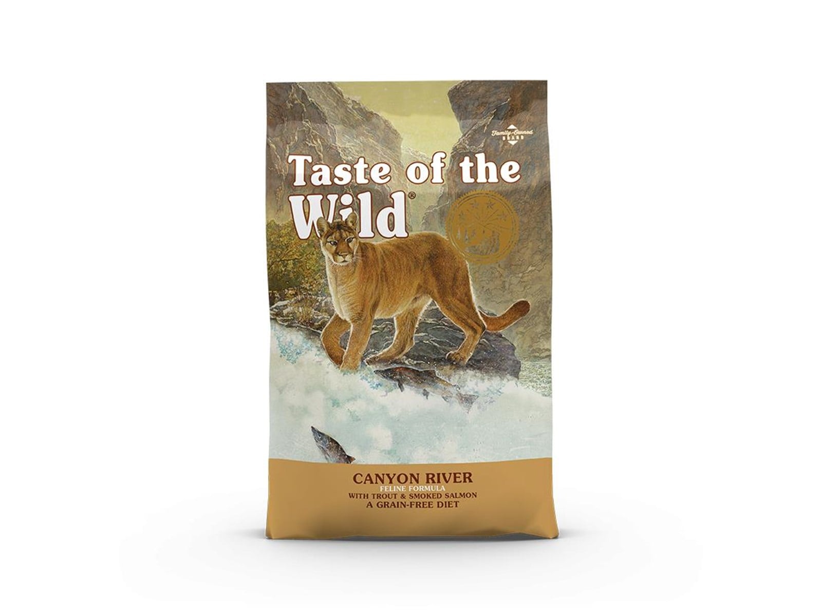 Nourriture Pour Chat TASTE OF THE WILD Canyon River - Au Saumon Fumé Et Truite - Sans Céréales - Sac De 2 Kg