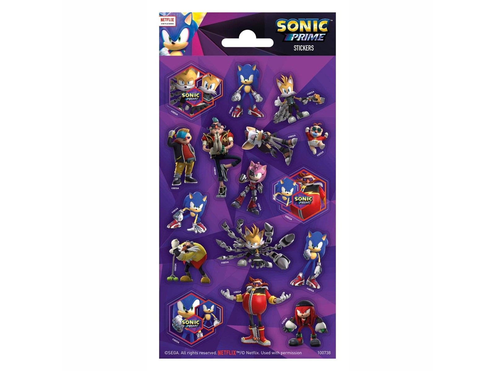 Totum Sonic Hedgehog Stickerset – Individuell Gestaltbare Aufkleber Mit Sonic-Motiven