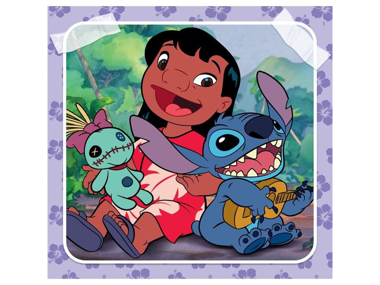 Clementoni Jigsaw Puzzle Super Color Square Disney Stitch 3x48pcs. Floor