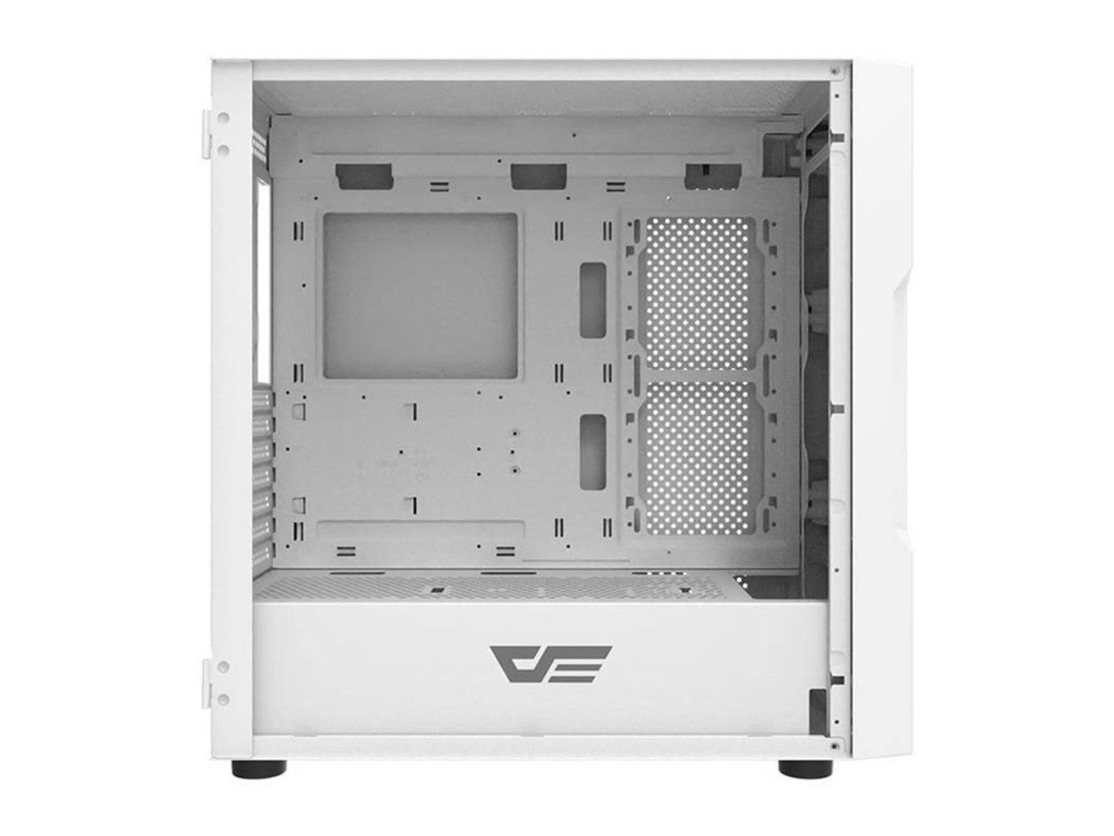 Hvid Computer Darkflash Computer case DK431 + 4 fans (white) - Kabinet - Miditower - Hvid