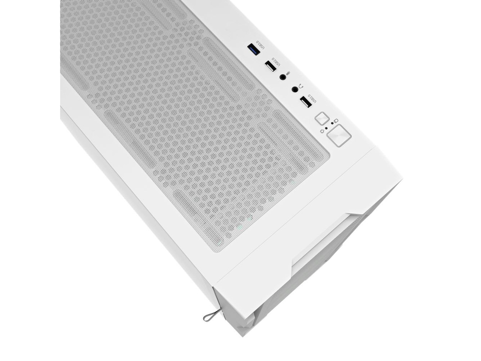 Hvid Computer Darkflash Computer case DK431 + 4 fans (white) - Kabinet - Miditower - Hvid