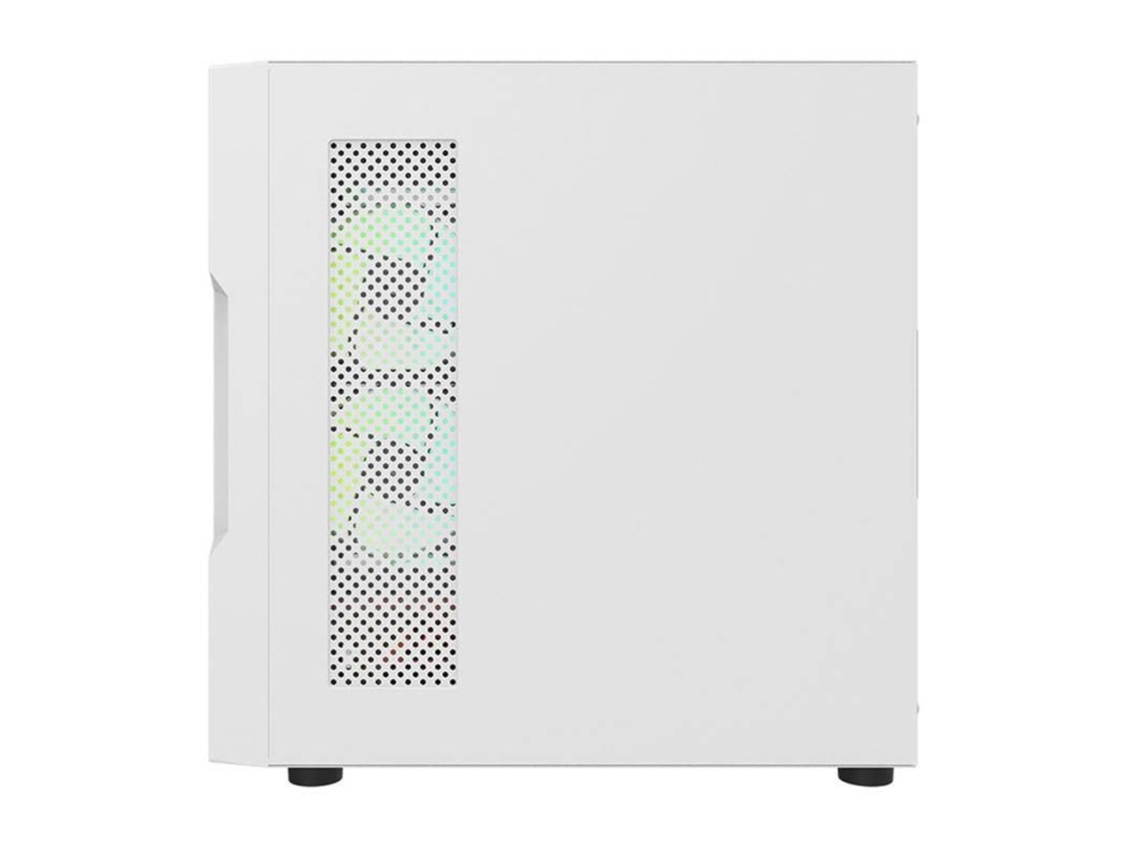 Hvid Computer Darkflash Computer case DK431 + 4 fans (white) - Kabinet - Miditower - Hvid