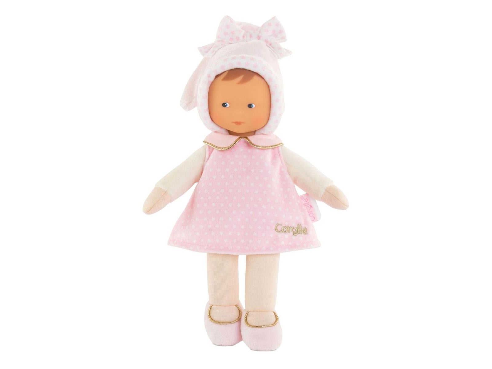 Corolle Mon Doudou Miss Pink Blumengarten – 25 Cm Weichpuppe Mit Vanilleduft, Waschbar