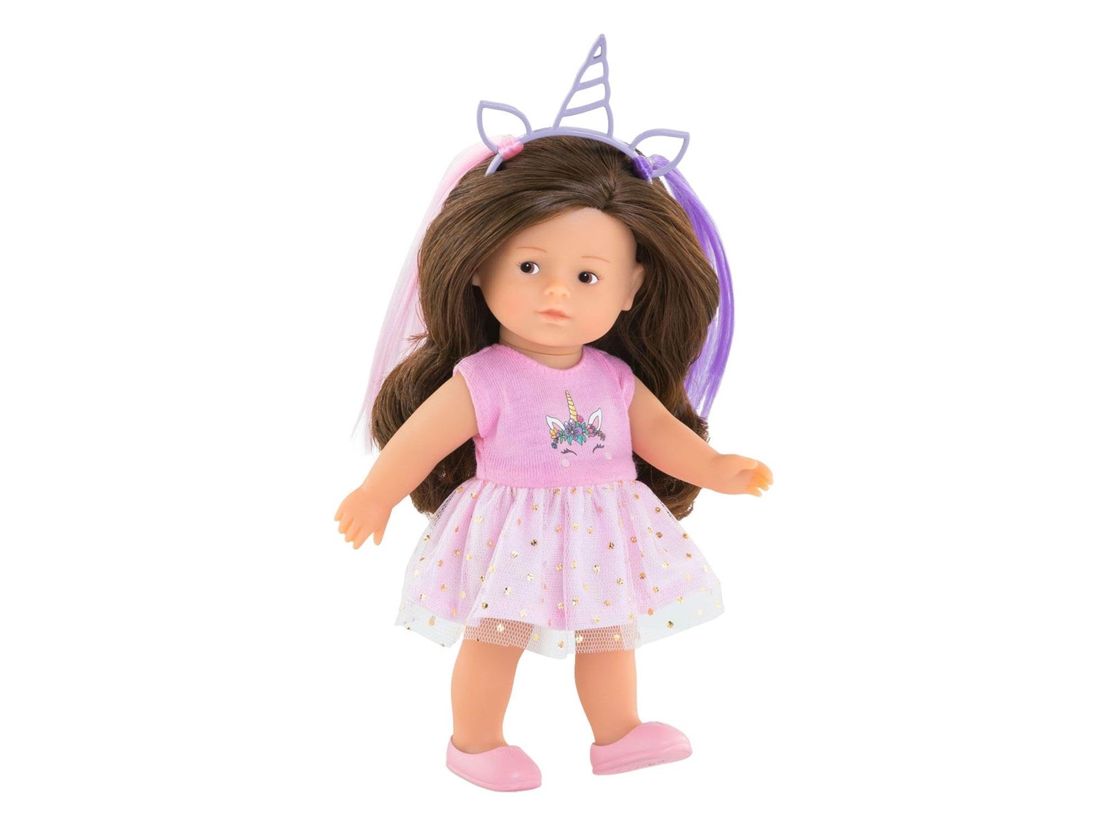 Corolle – Coffret Mini Corolline Romy Licorne, Poupée 20 Cm Avec Accessoires, Dès 3 Ans, Boîte Cadeau
